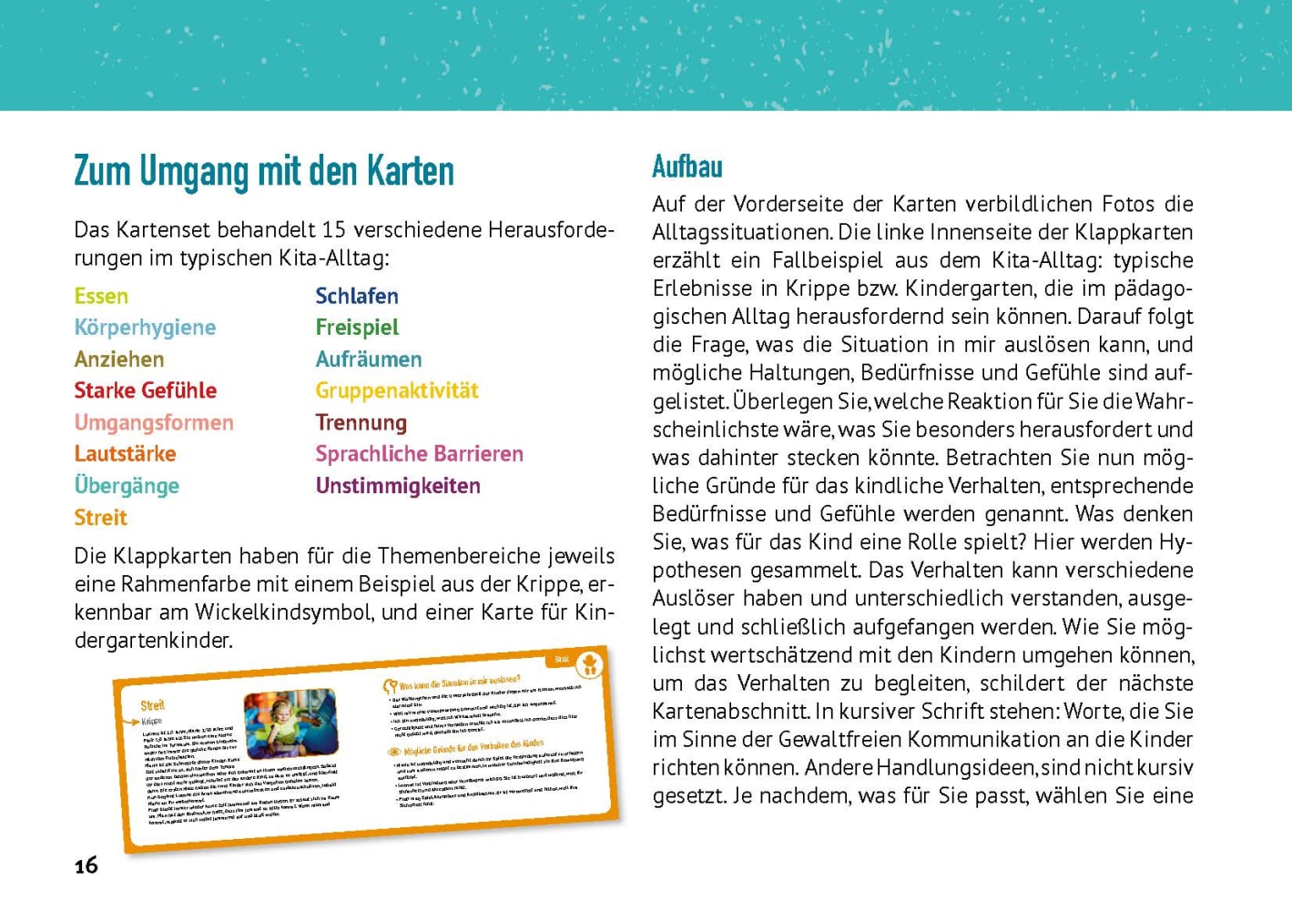 Herausfordernde Alltagssituationen in der Kita