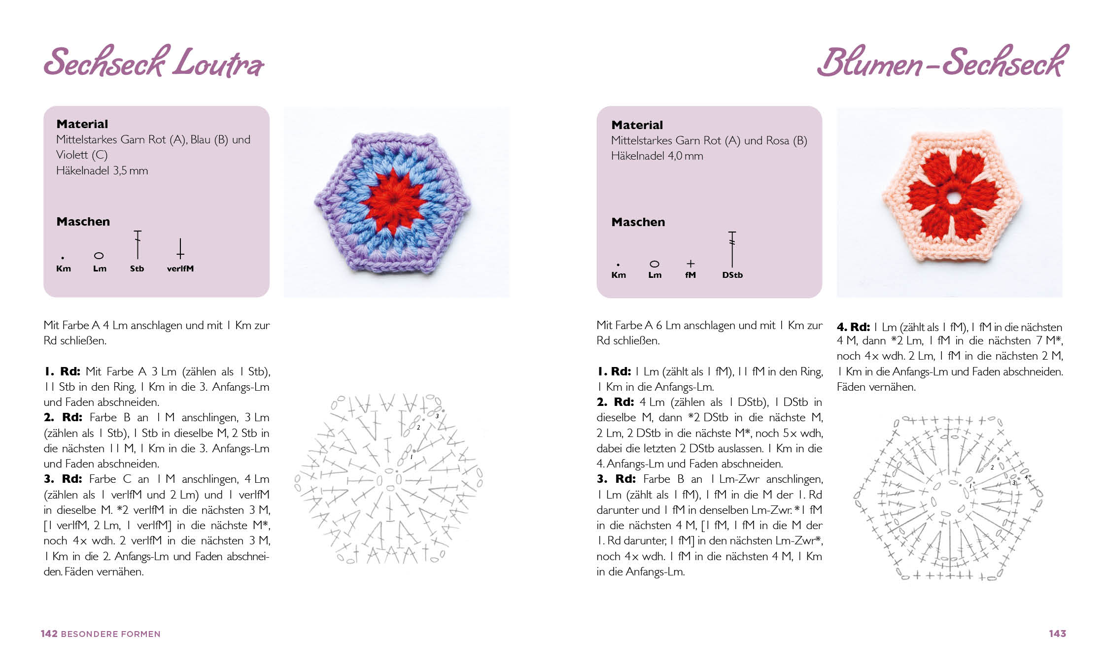 Musterbibel Granny Squares: Blumenzauber