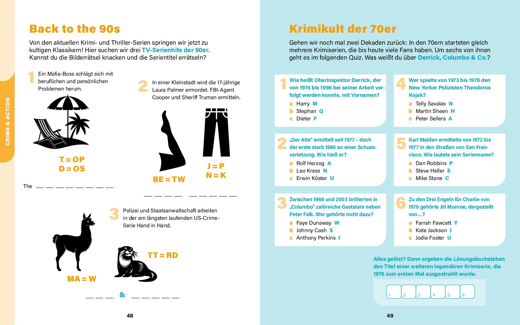 TV- und Streaming-Serien I Wissen in Rätseln