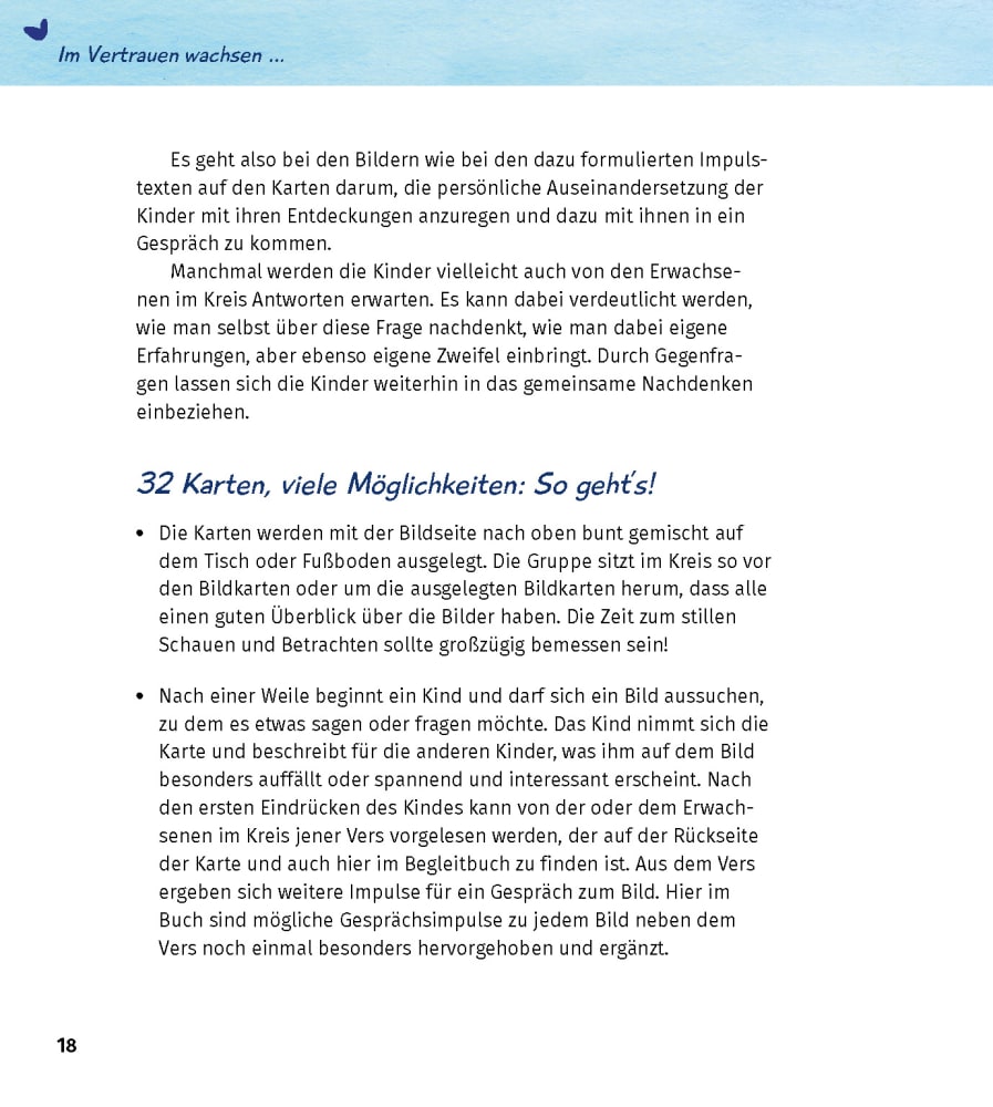 Im Vertrauen wachsen mit biblischen Geschichten