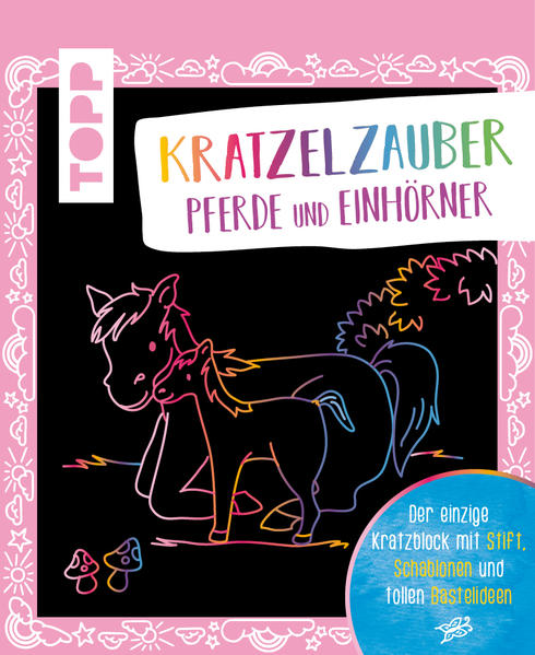 Kratzelzauber Pferde und Einhörner