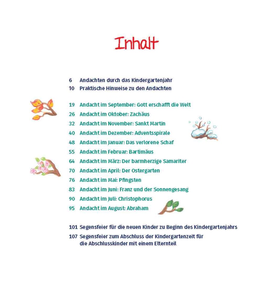 Kommt, wir entdecken das Kirchenjahr! 12 kurze Andachten für Kinder von 3 bis 6