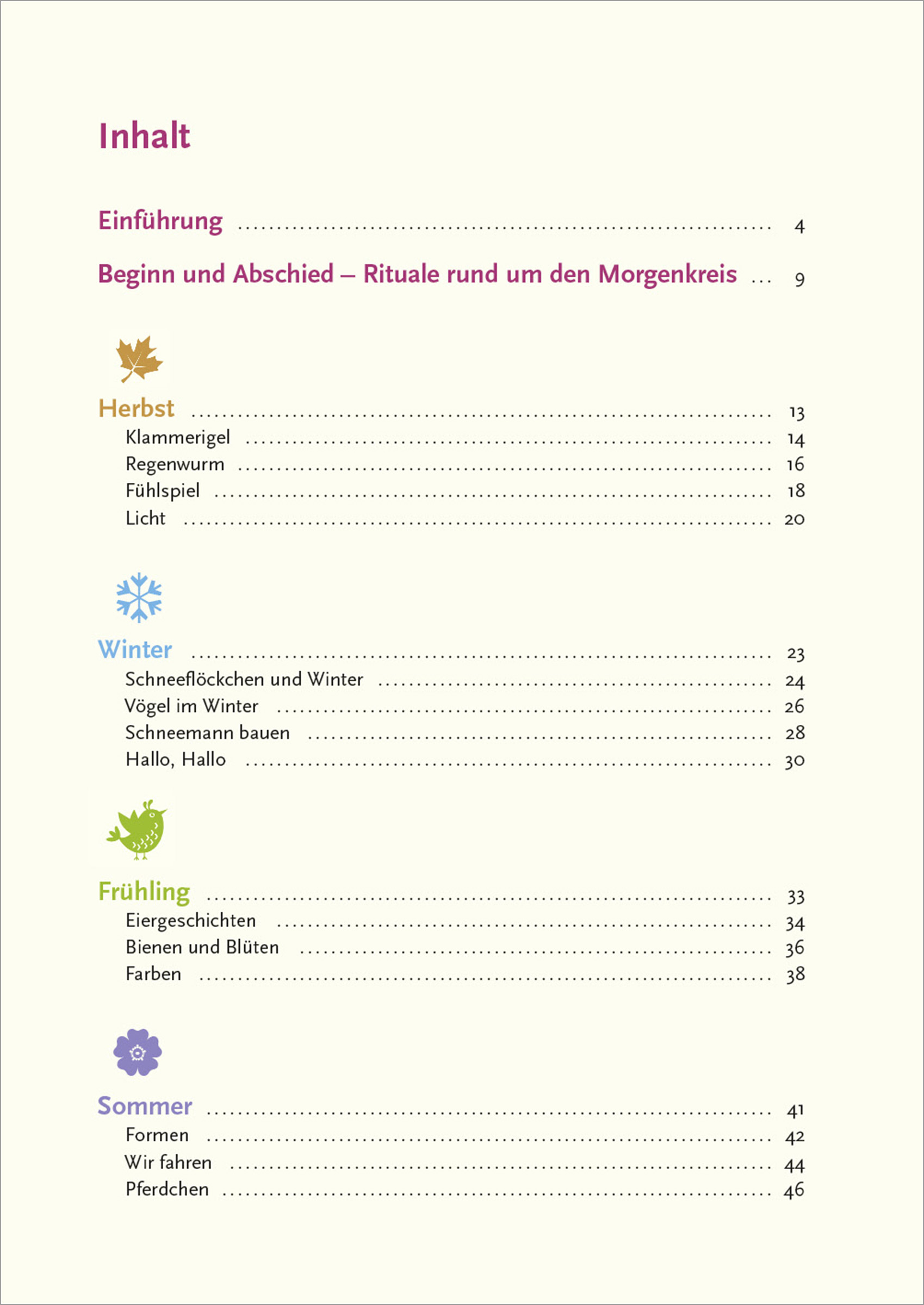 Spielen mit Krippenkindern: Morgenkreis