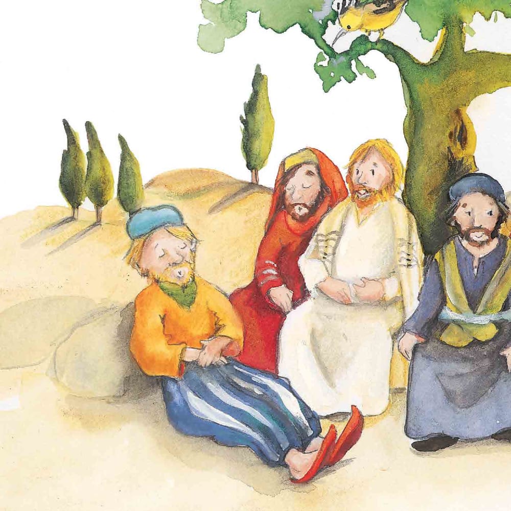 Jesus segnet die Kinder. Mini-Bilderbuch.