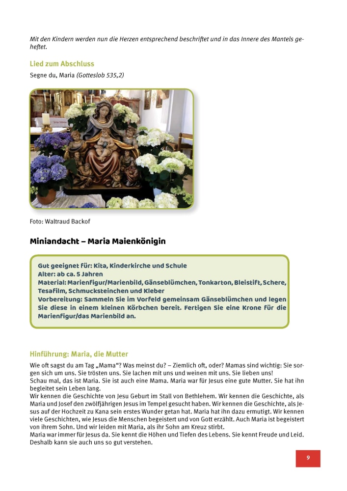 Von Maria erzählen. Geschichten, Feste und Brauchtum. Kamishibai Bildkartenset