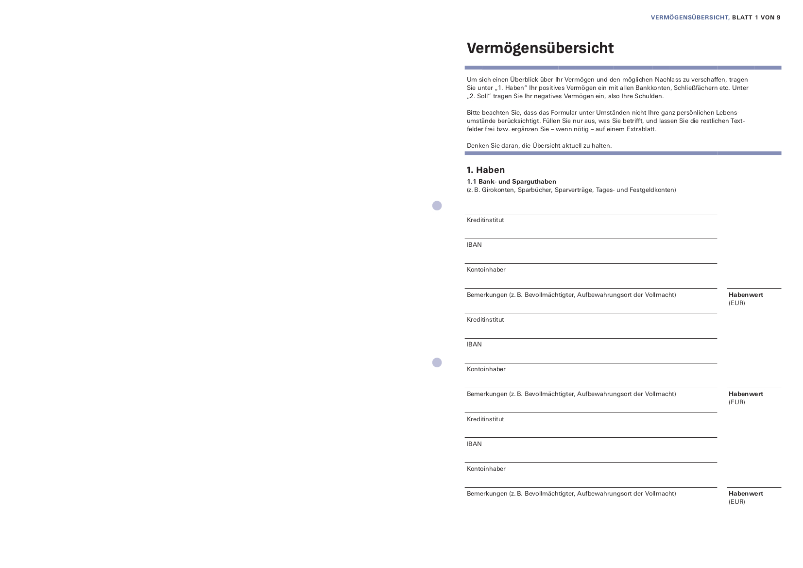 Das Nachlass-Set