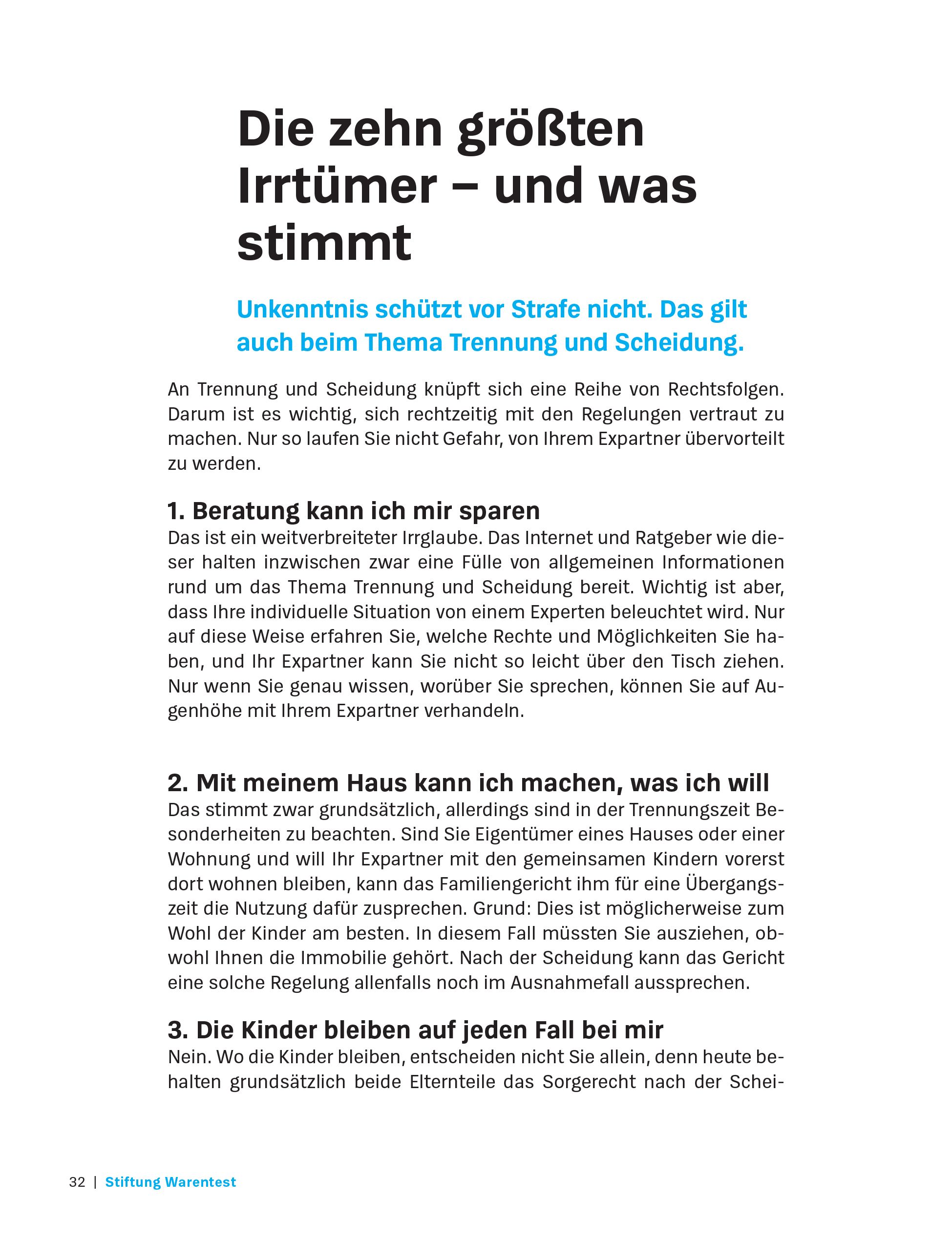 Hilfe bei Scheidung und Trennung