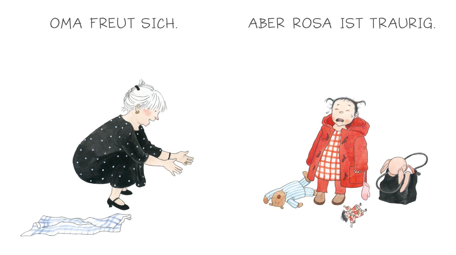 Rosa ist heute bei Oma