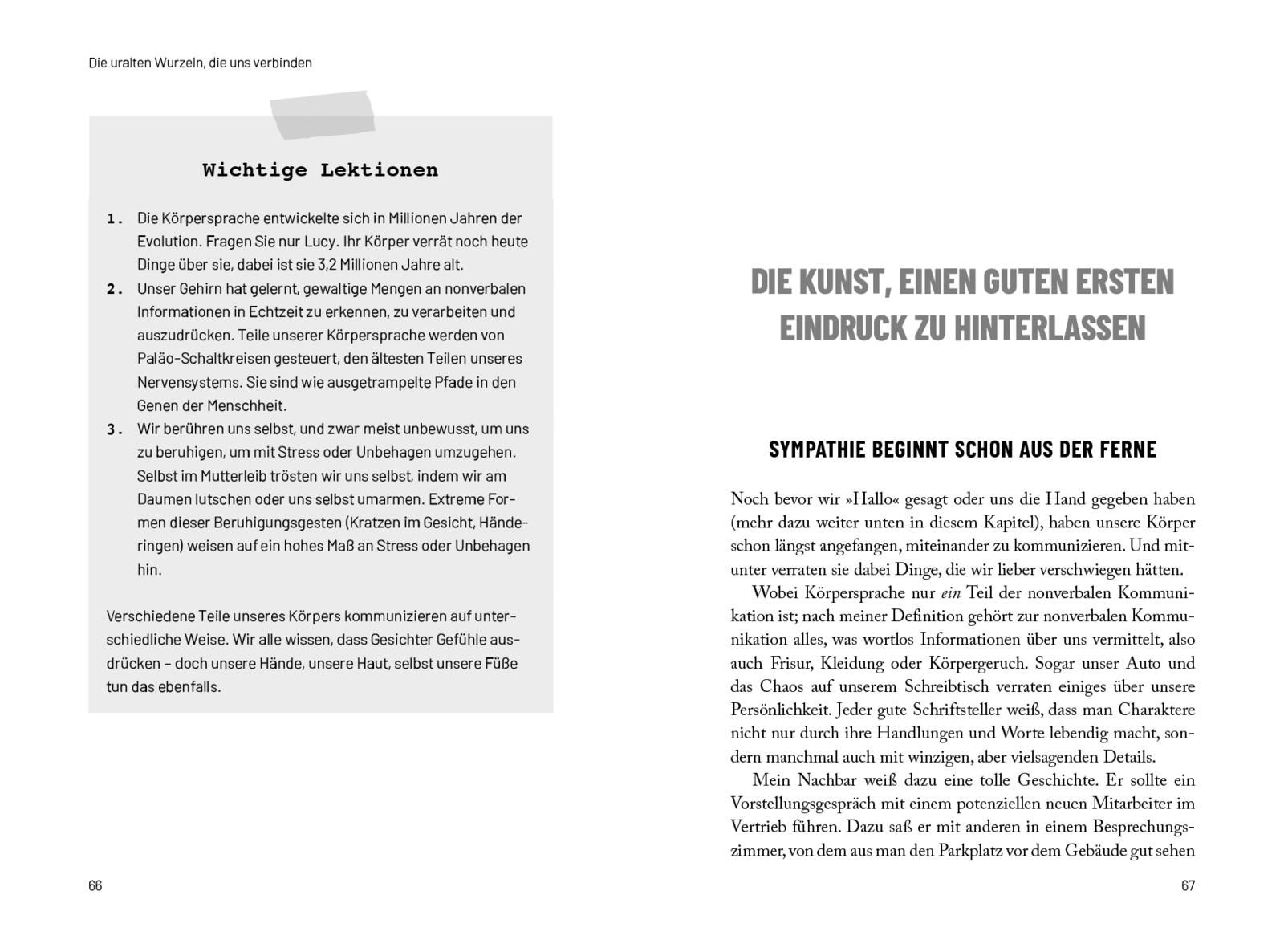Gesten, Blicke, Emotionen – Menschen lesen und für sich gewinnen