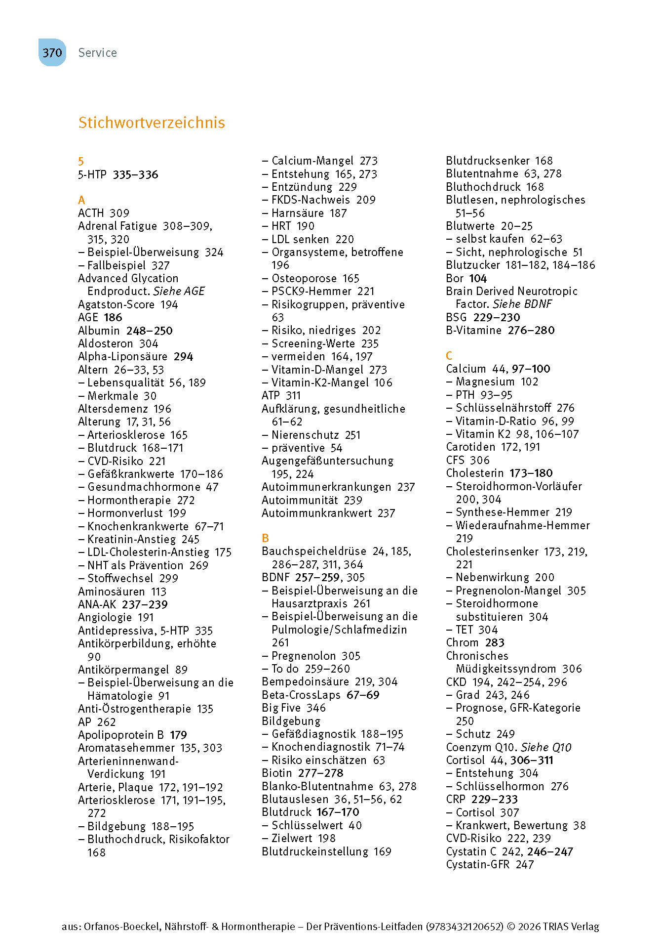 Nährstoff- & Hormontherapie - Der Präventions-Leitfaden