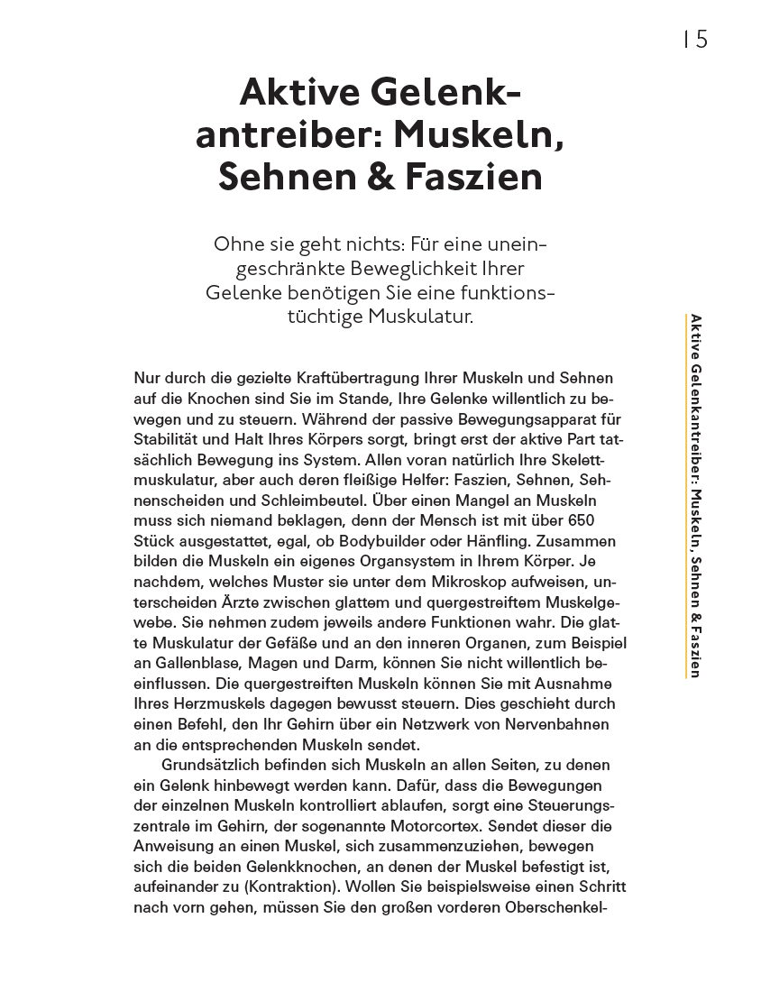 Fitte und starke Gelenke