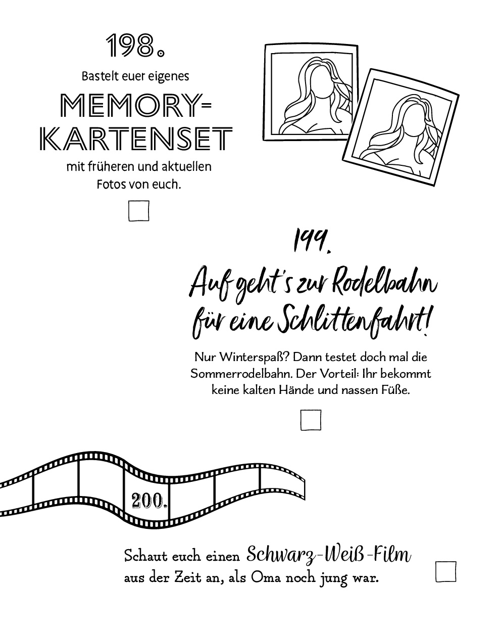 Die Bucket List für Freundinnen