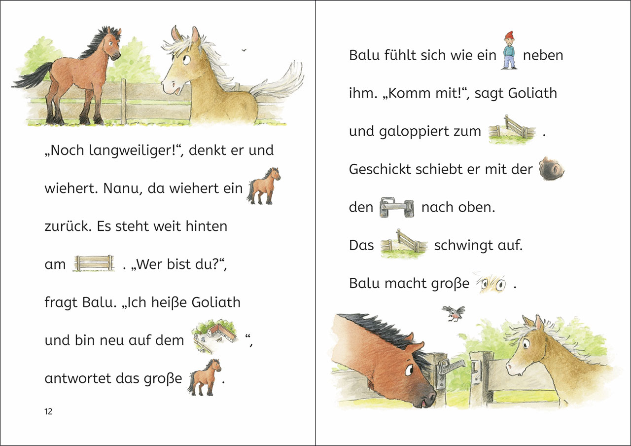 Lesenlernen in 3 Schritten - Die schönsten Pferdegeschichten