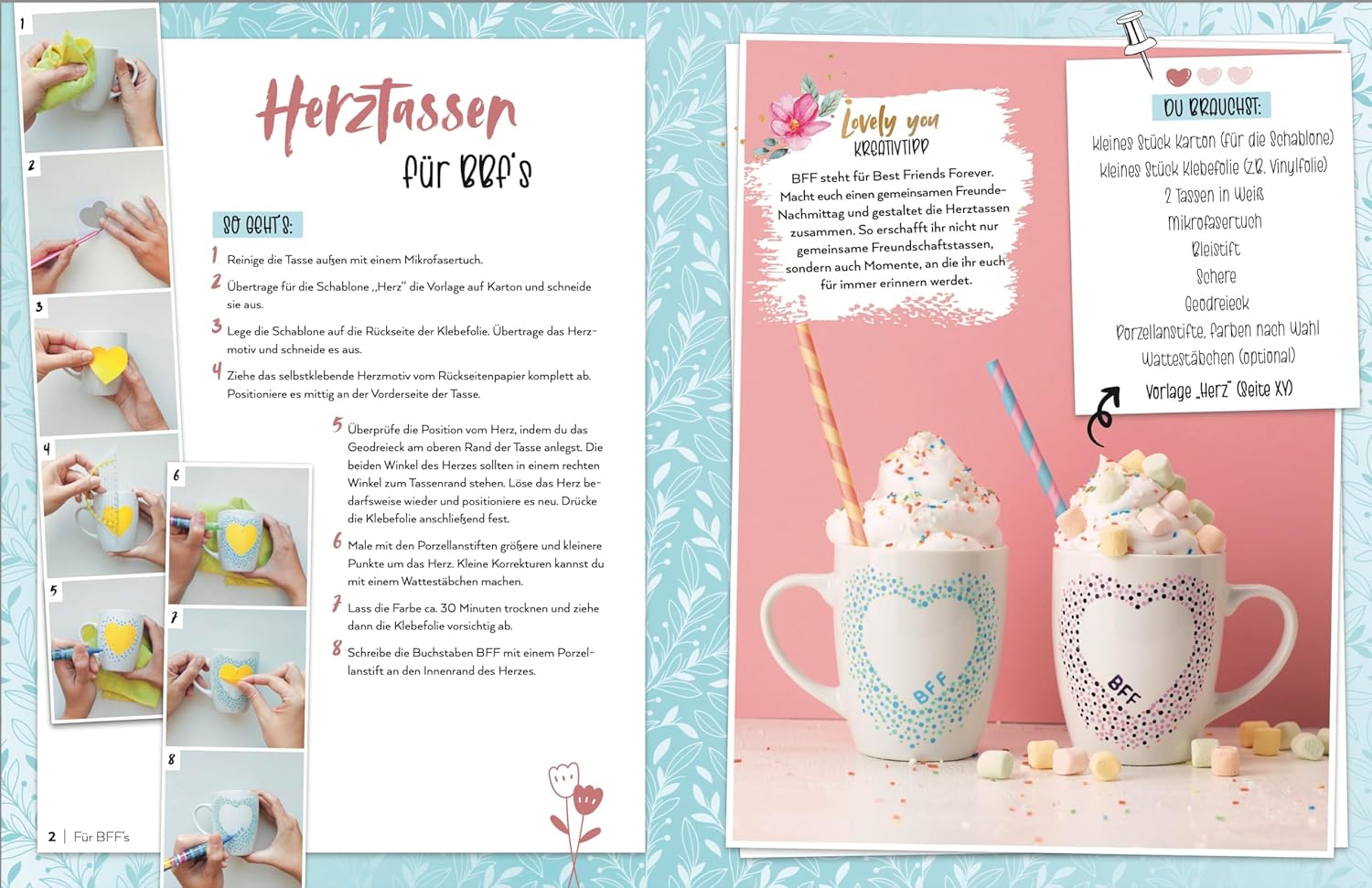 Lovely You – mein Kreativbuch: Farbenfrohe DIY-Projekte für dich