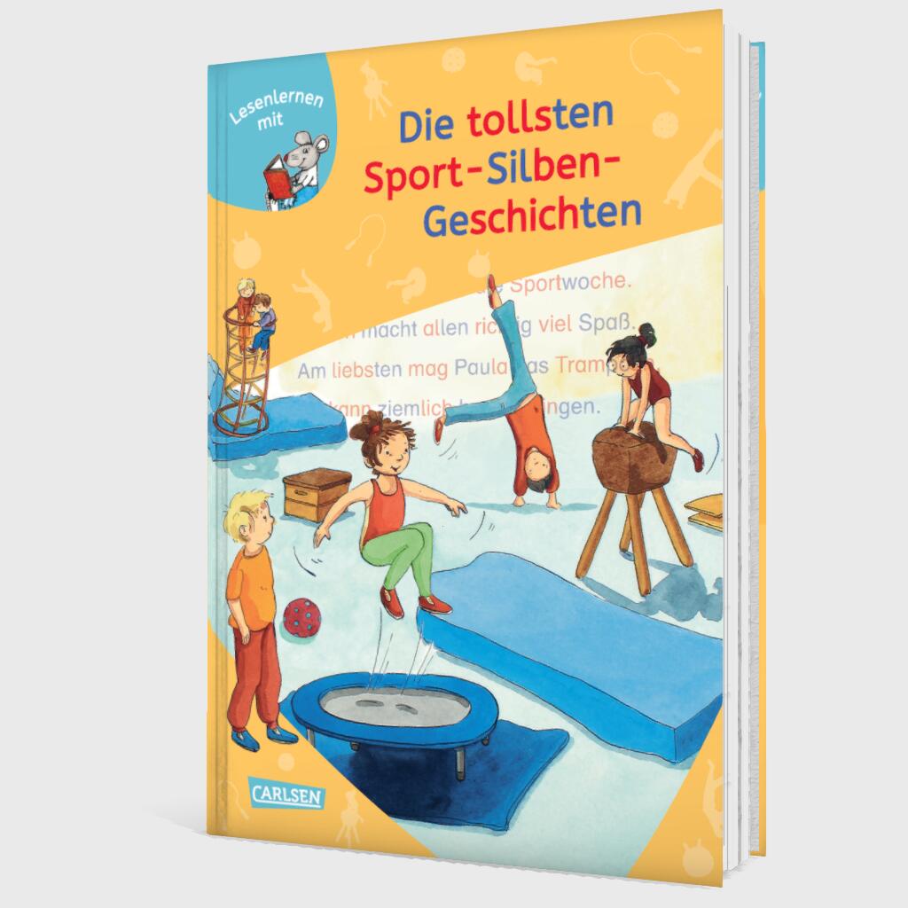 LESEMAUS zum Lesenlernen Sammelbände: Die tollsten Sport-Silben-Geschichten