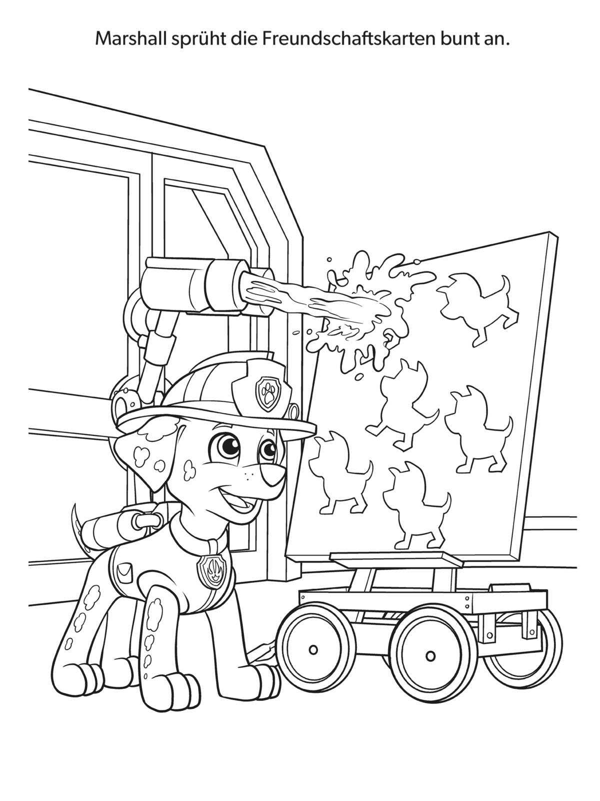 PAW Patrol: Malbuch mit Fensterstickern