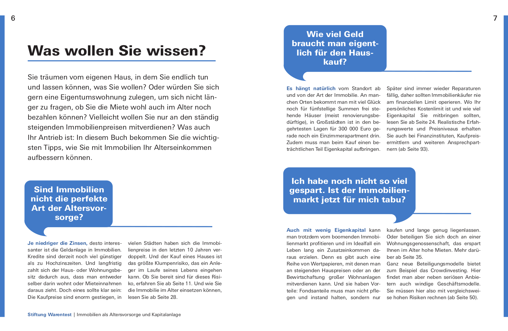 Immobilien als Altersvorsorge und Kapitalanlage