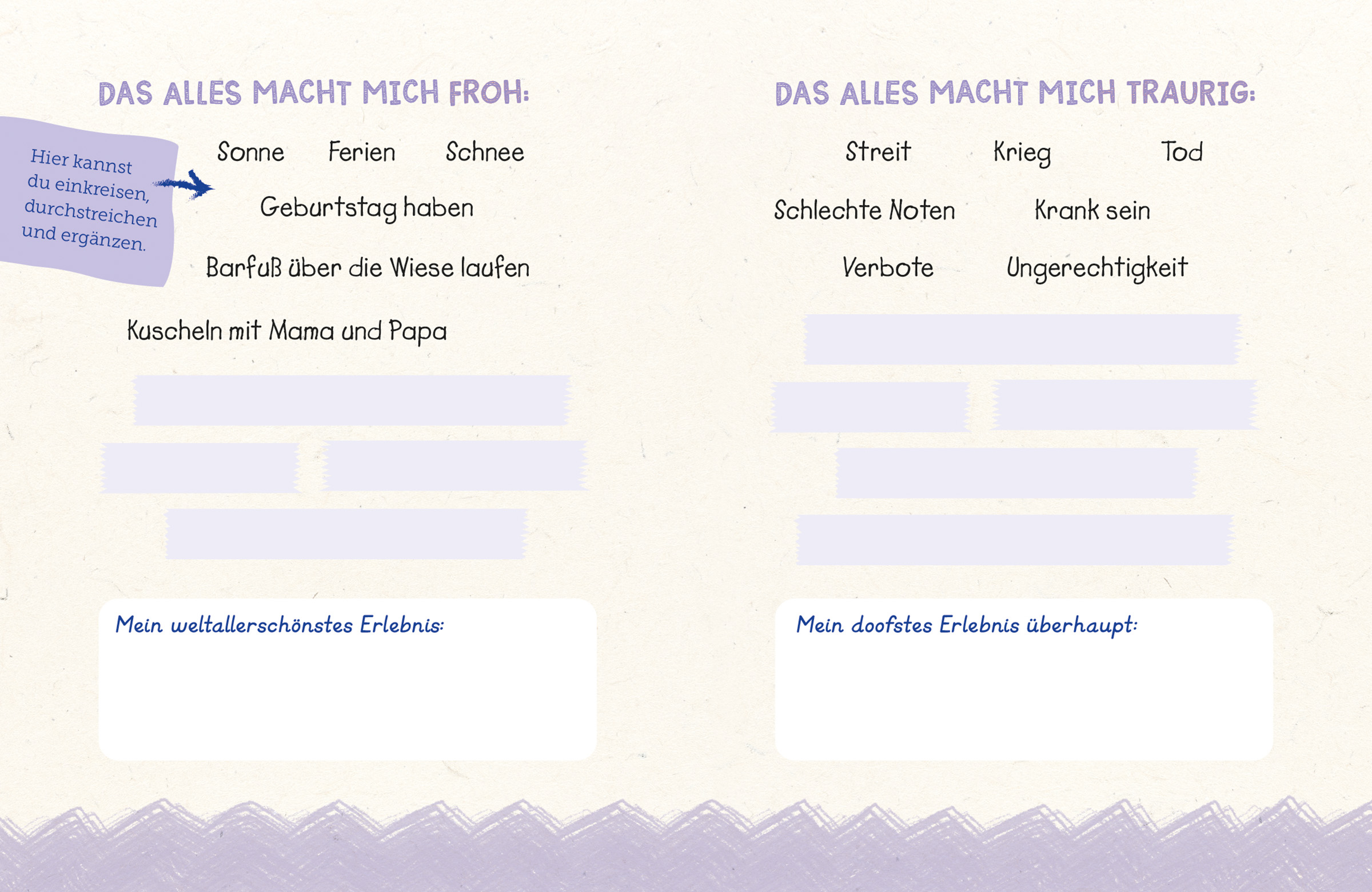 Das Kreativbuch über mich, mein Leben und Gott