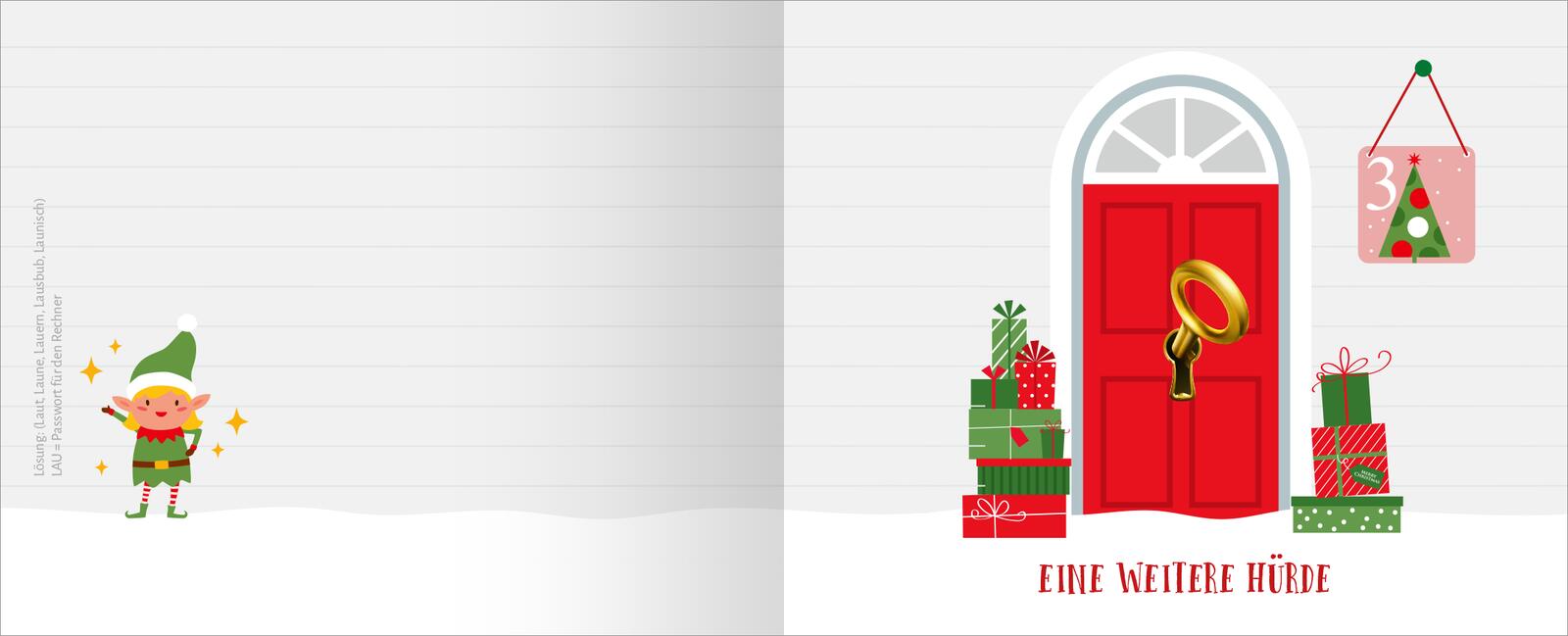 Escape Room Adventskalender. Weihnachtliche Knobelchallenge