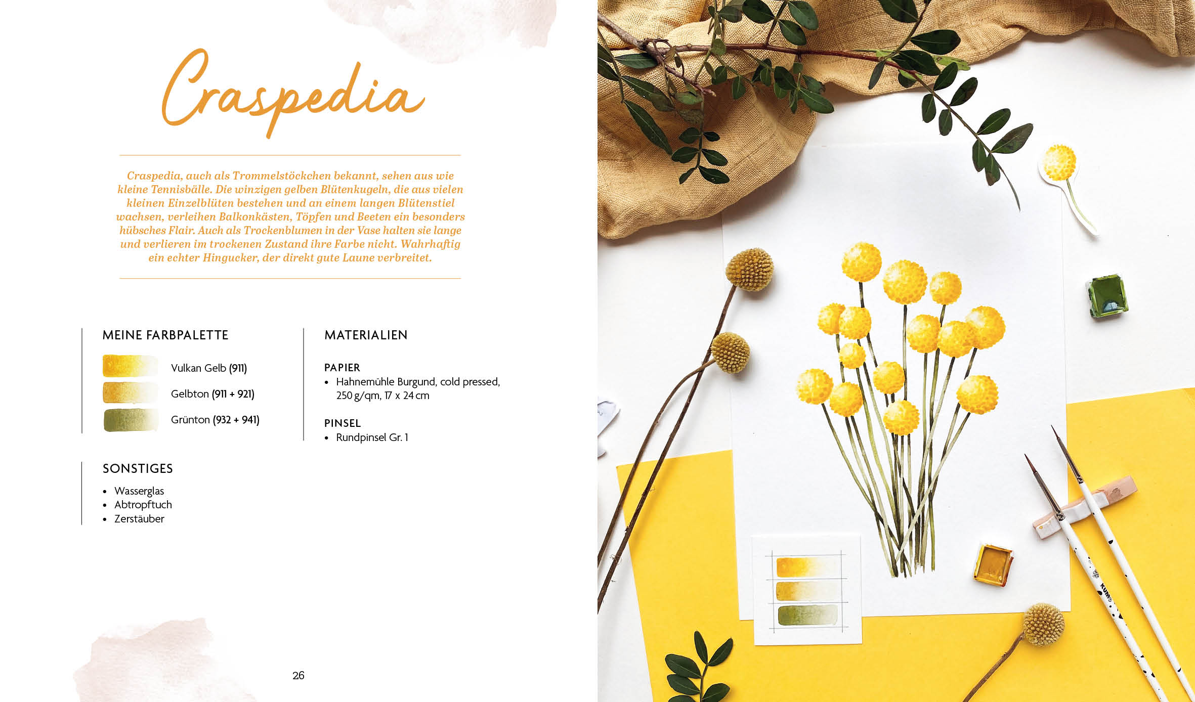 Boho Watercolor – Flowers & Garden