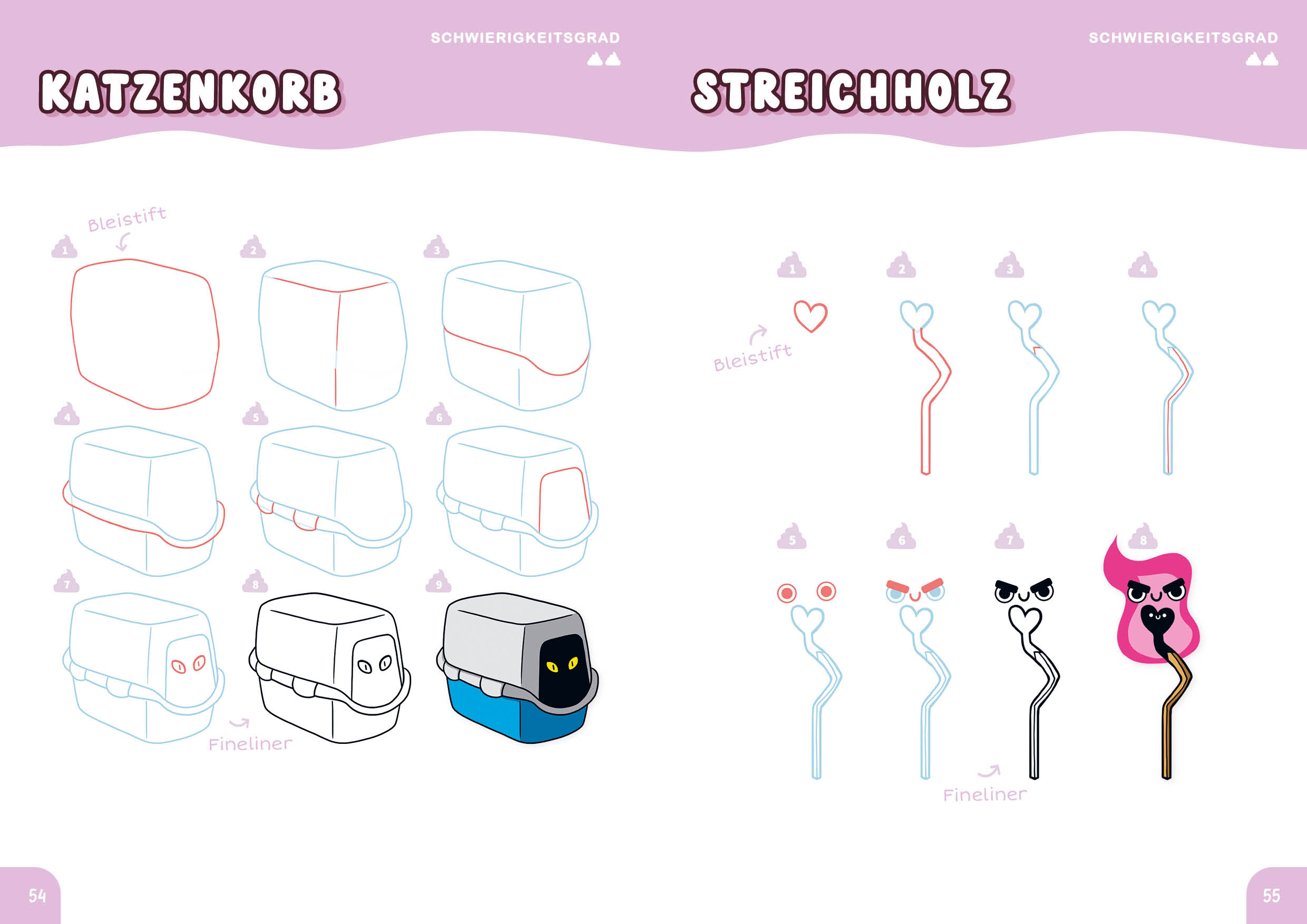 Die Kawaii-Zeichenschule – Trashy but Cute: Wie du aus Müll die süßesten Kawaii-Charaktere zauberst