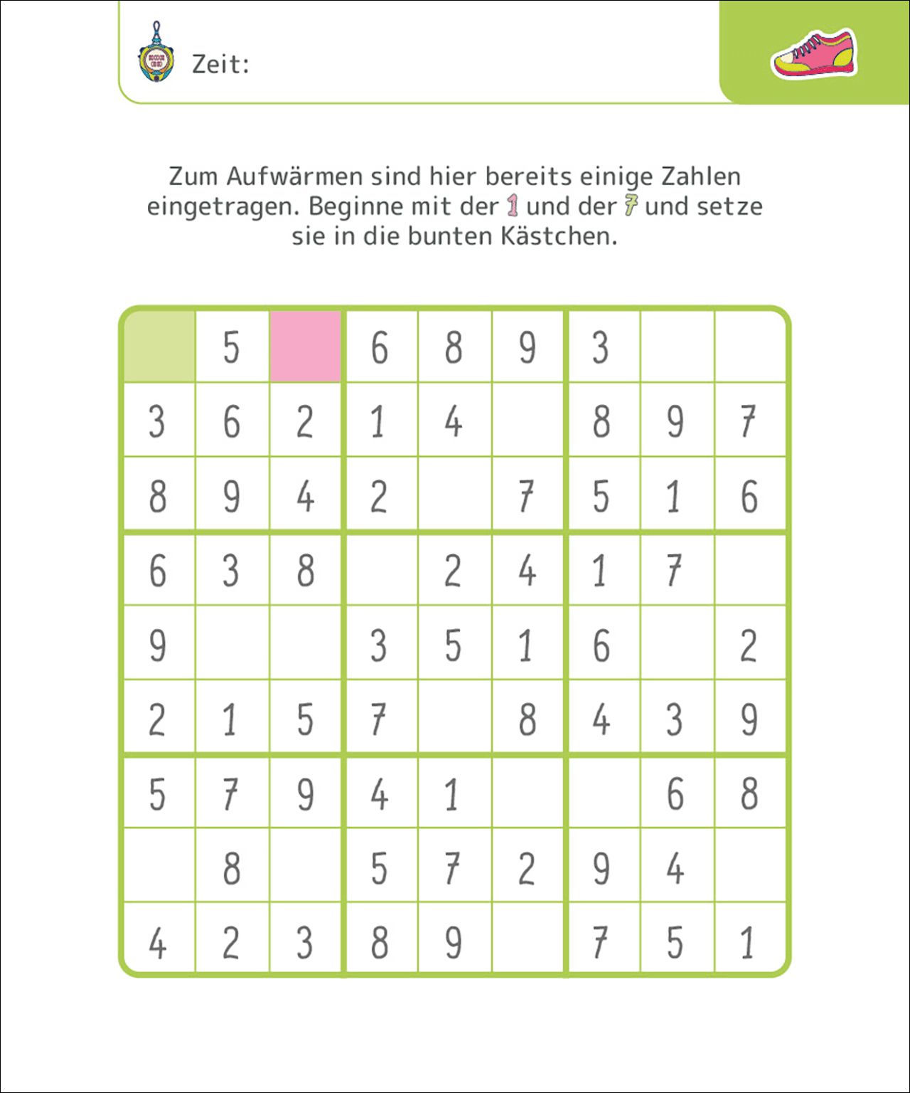 Sudokus für clevere Kids 7+ [gelb]