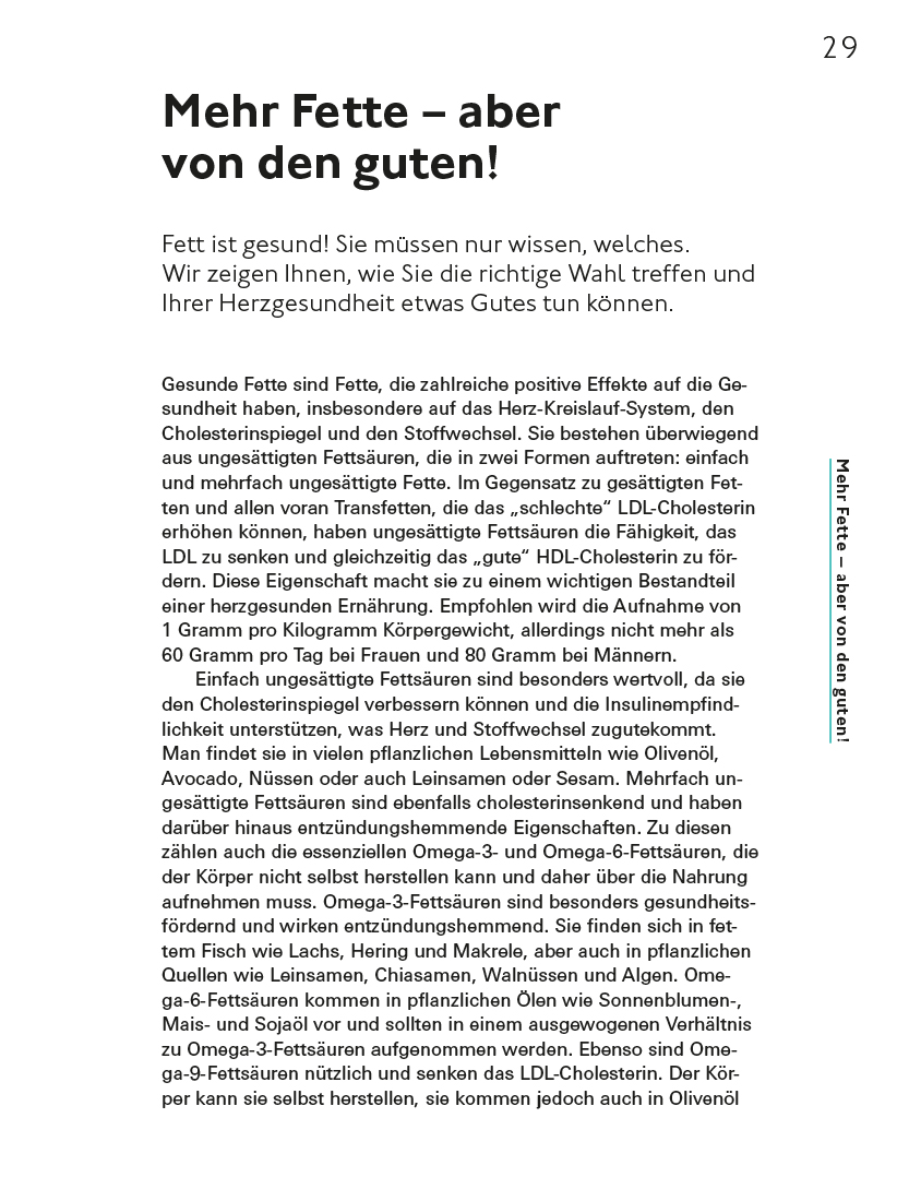 Ernährung für das Herz
