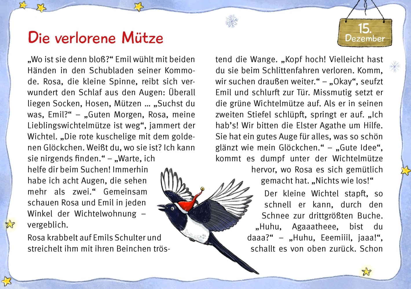Wichtel Emil und die Waldtiere. 24 Geschichten zum Vorlesen im Advent. Für Kinder von 3 bis 6