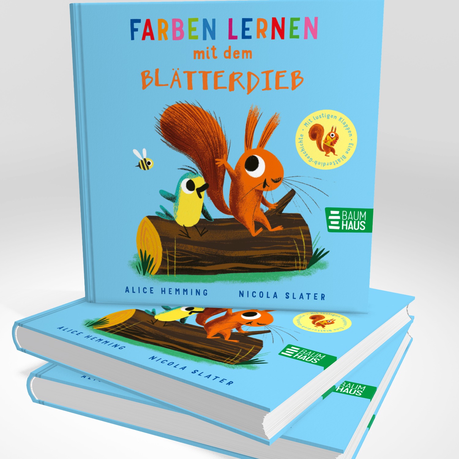 Farben lernen mit dem Blätterdieb