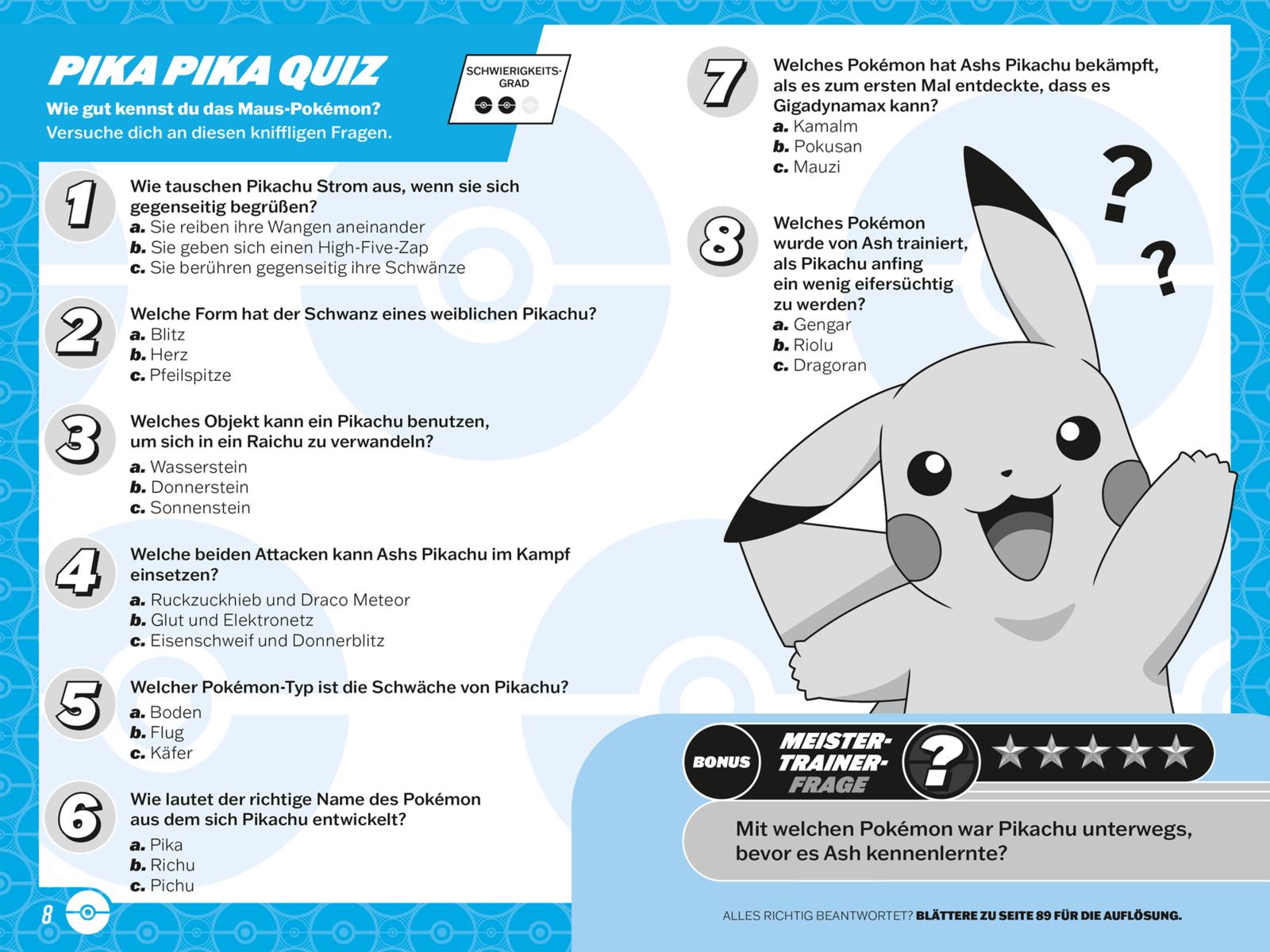 Pokémon Activity-Buch: Das ultimative Quizbuch