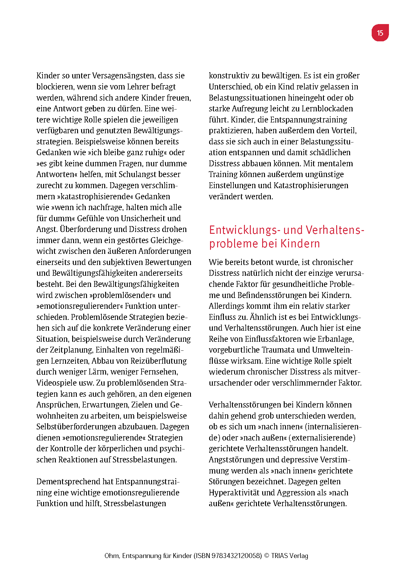 Entspannung für Kinder