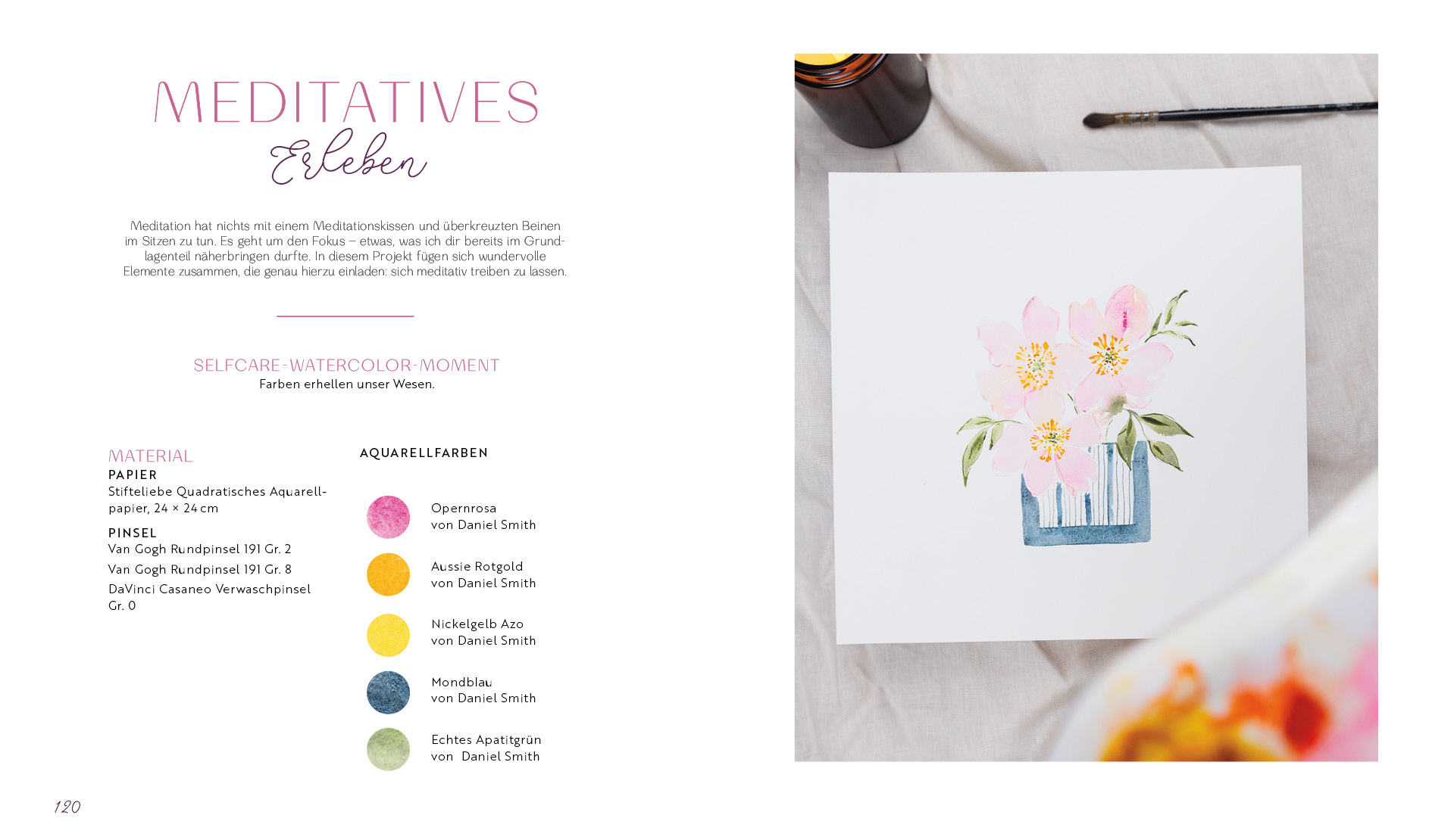 Selfcare Watercolor – Kreative Momente für mich
