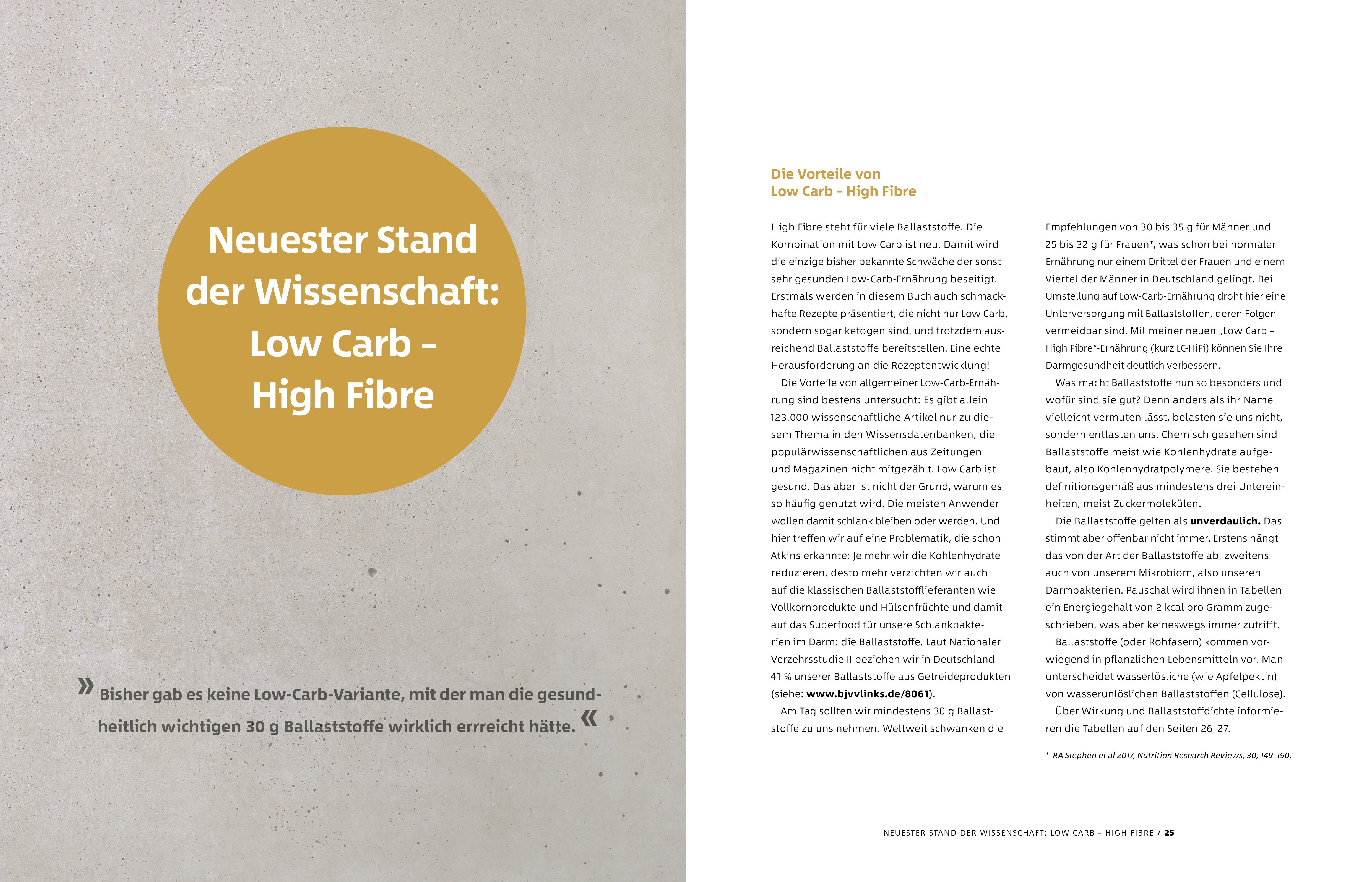 Low Carb – Neuester Stand: mit Low Carb HiFi ballaststoffreich und gesund abnehmen