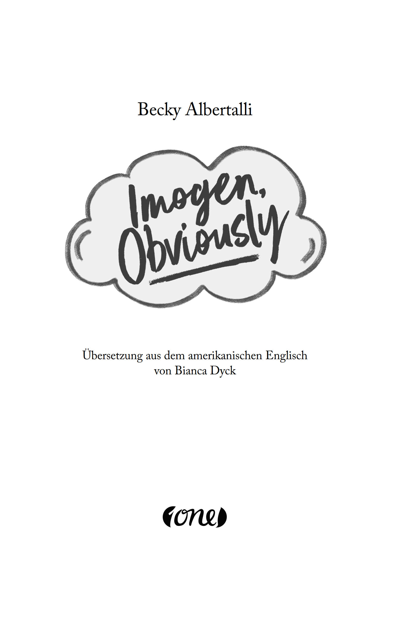 Imogen, Obviously