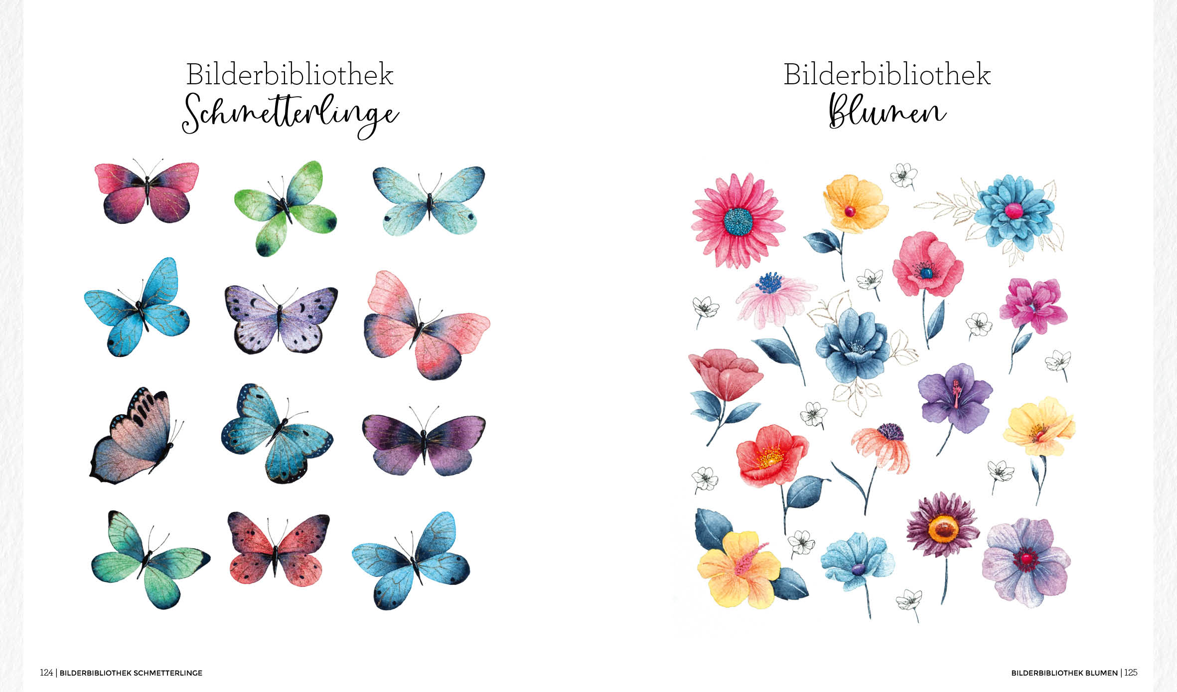 Watercolor – Fabelhafte Blütenwelten