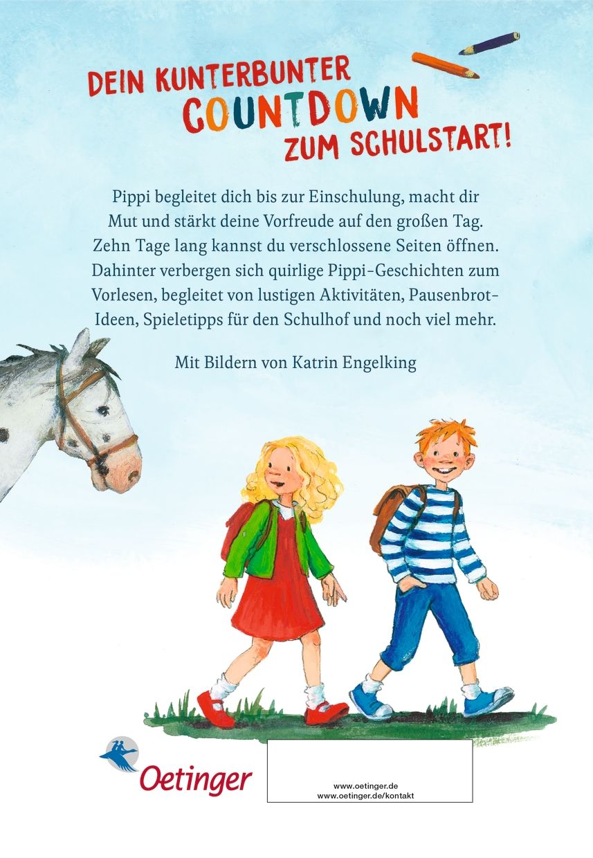 Mein Schulstart. Countdown zur Einschulung mit Pippi Langstrumpf