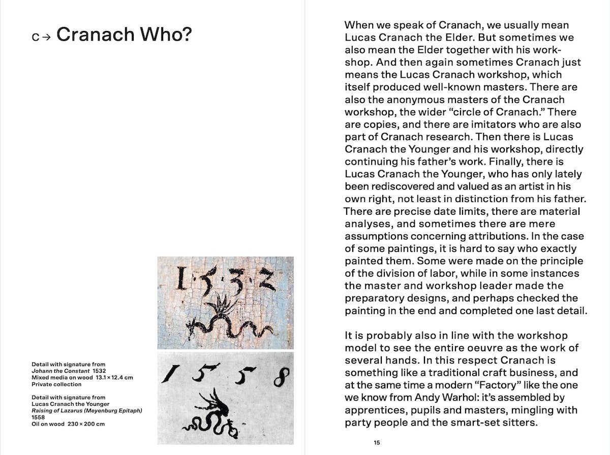 Lucas Cranach: A to Z