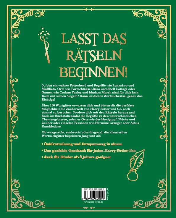 Magische Wortsuchrätsel für Harry Potter Fans
