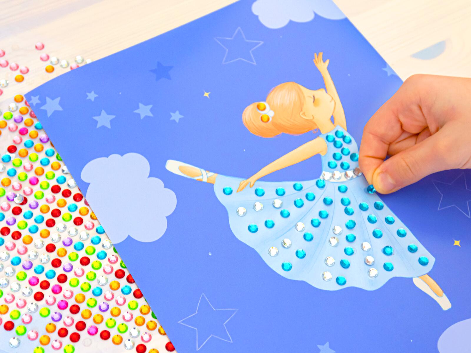 Diamantsticker Anziehpuppen – Ballett