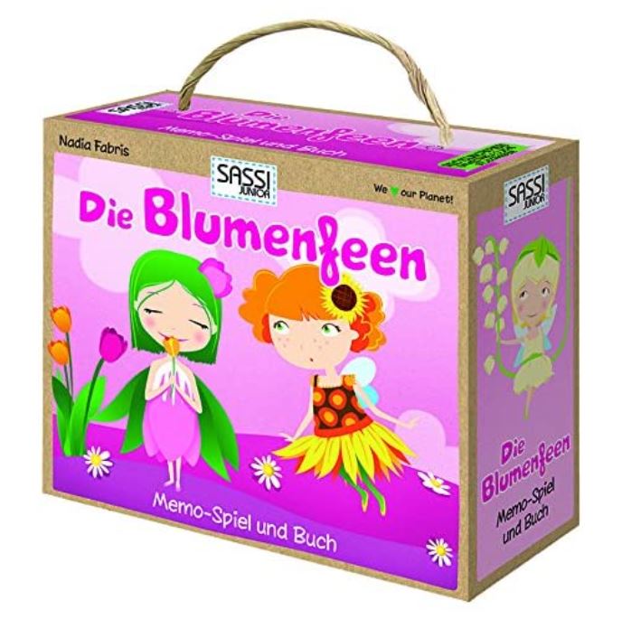 Sassi 9788868601812 - Memo Spiel, Die Blumenfeen