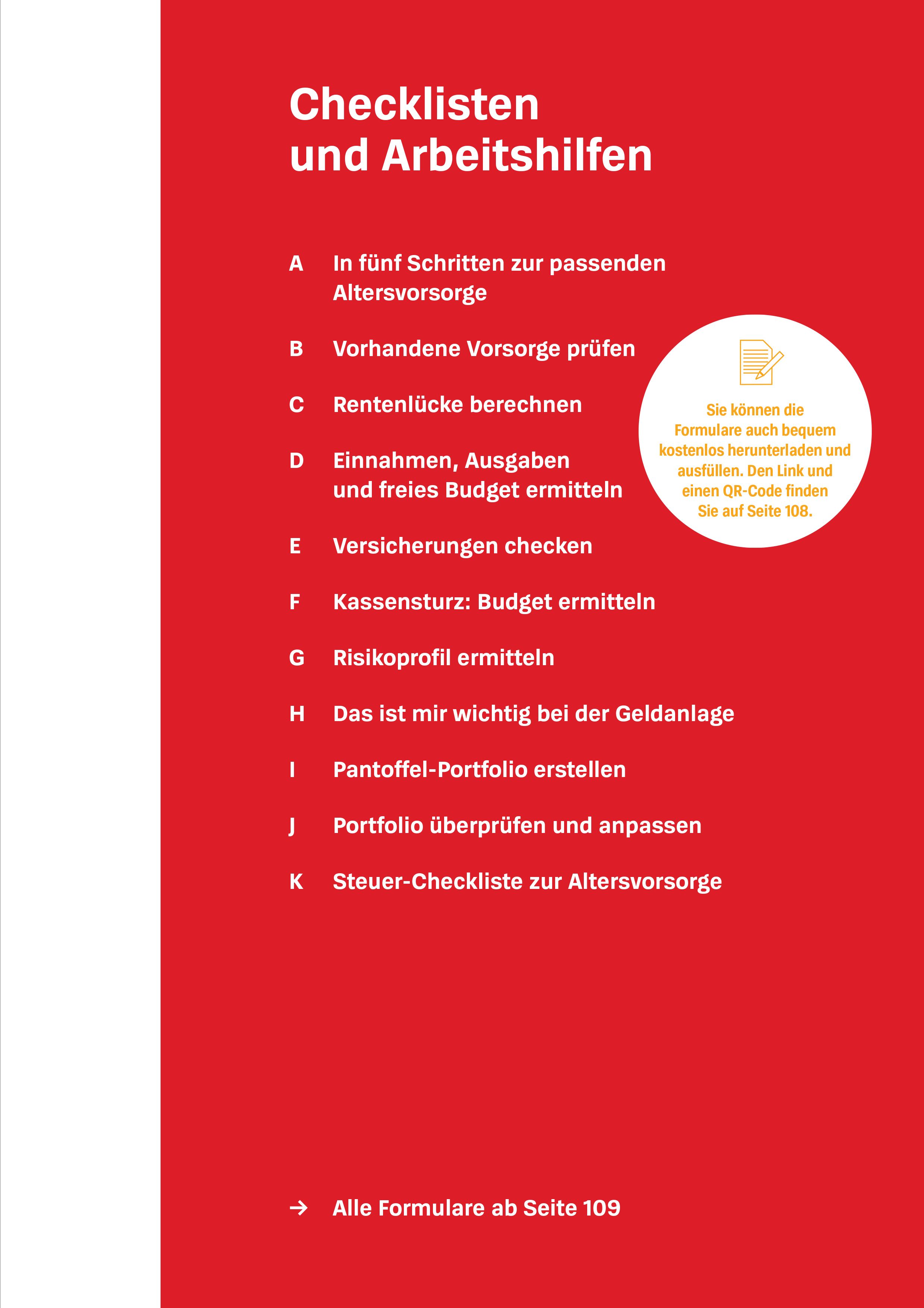 Altersvorsorge: Das Set