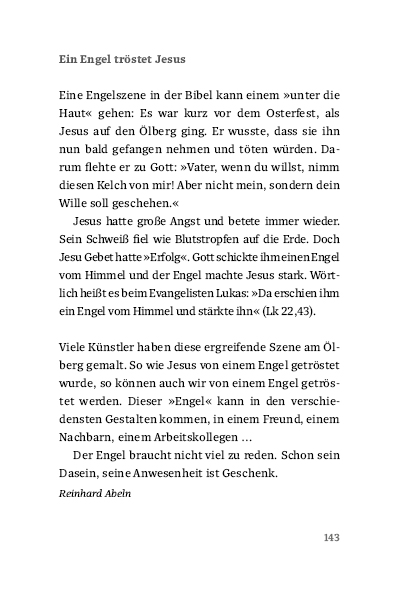 Ich sende Dir einen Engel – Großdruck