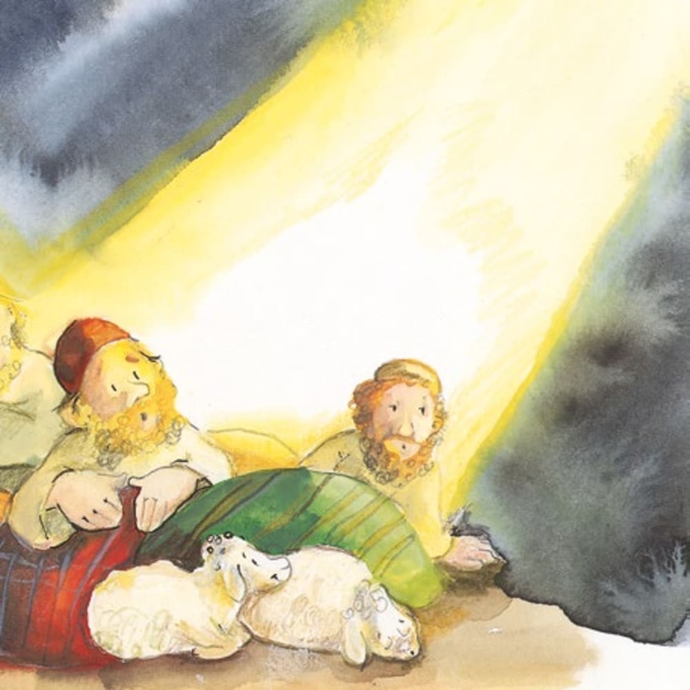 Jesus wird geboren. Mini-Bilderbuch.