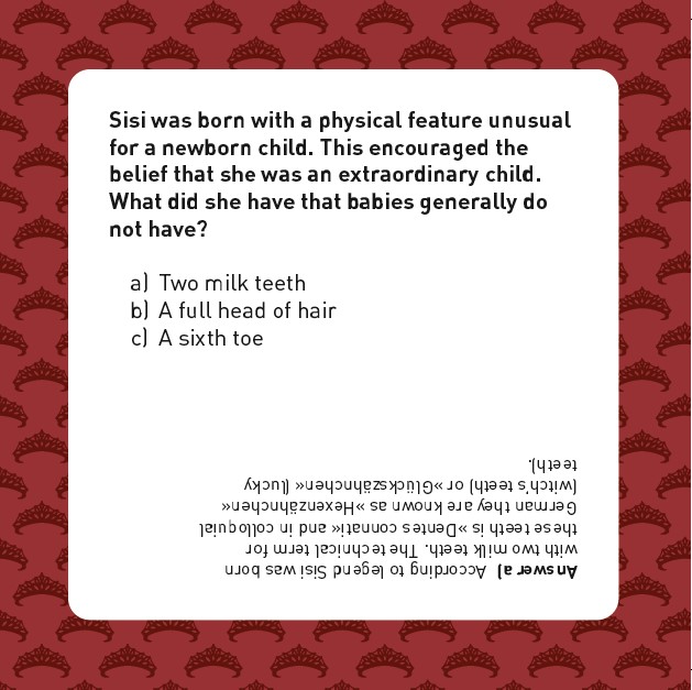 Sisi-Quiz (zweisprachig englisch / deutsch)