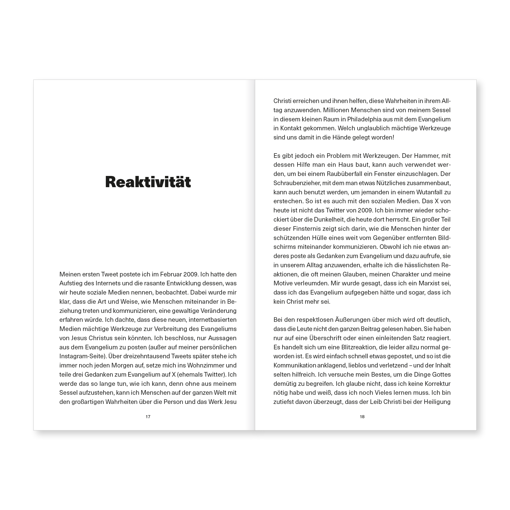 Reaktivität überwinden