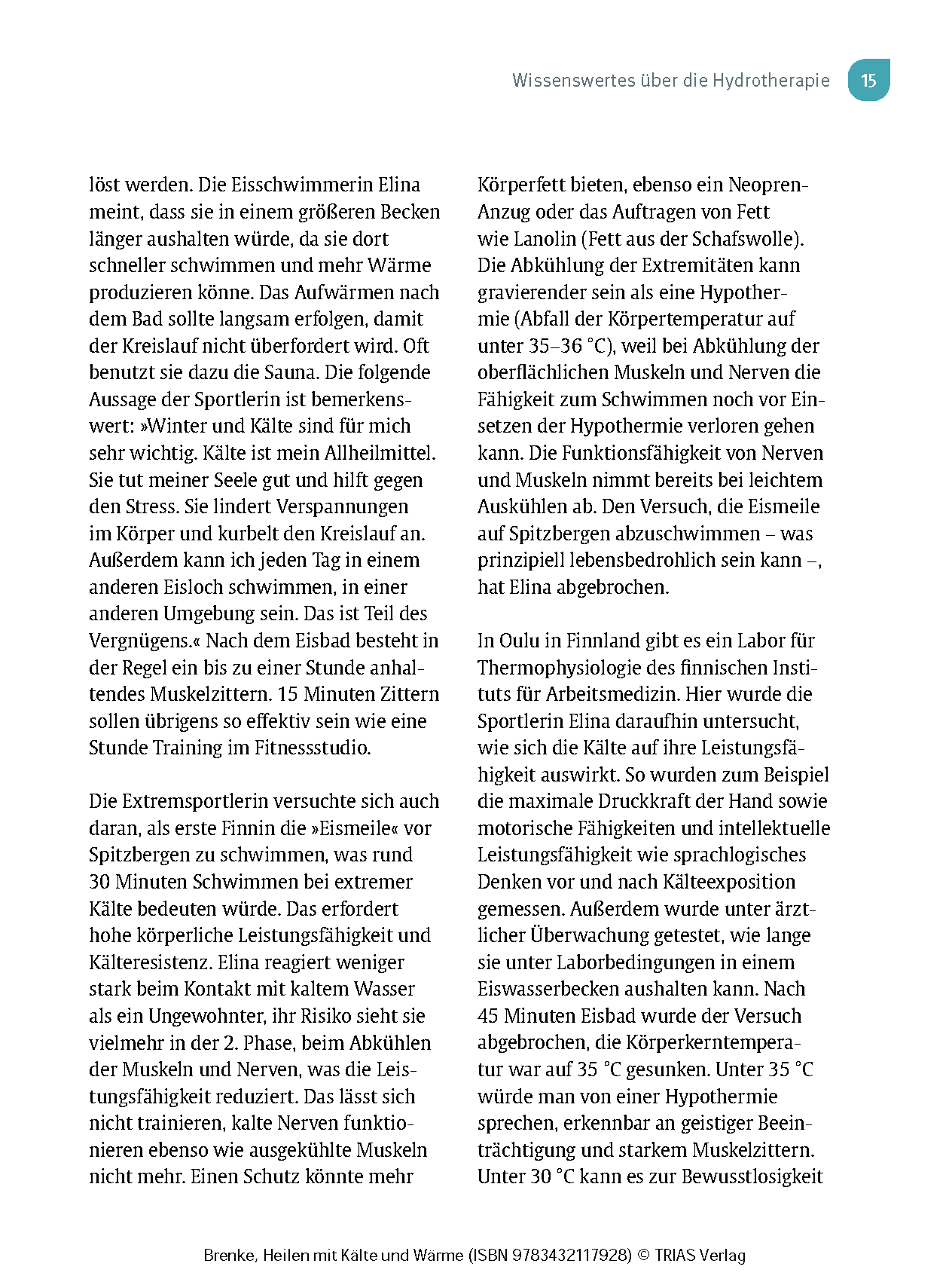 Heilen mit Kälte und Wärme
