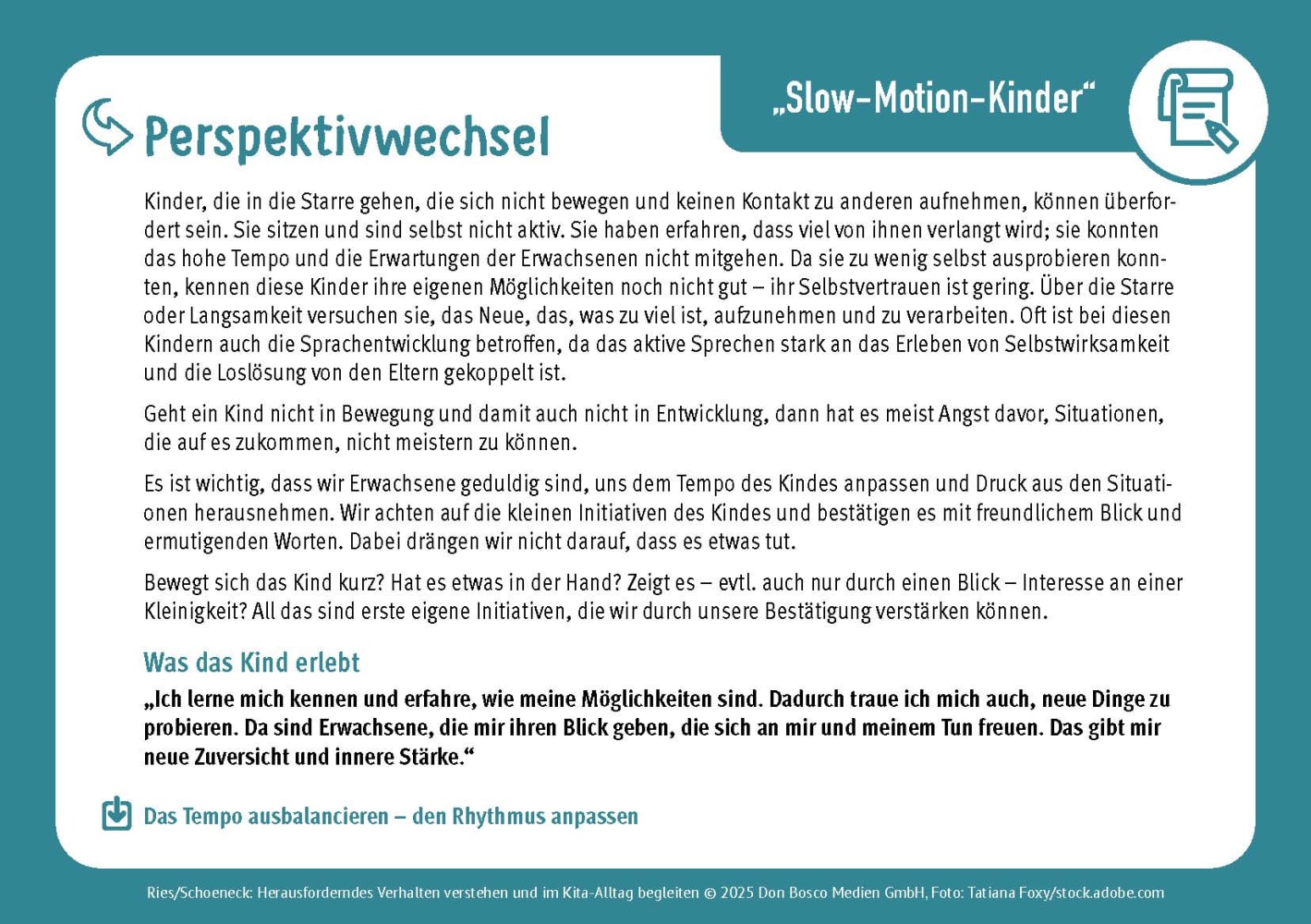 Herausforderndes Verhalten verstehen und im Kita-Alltag begleiten
