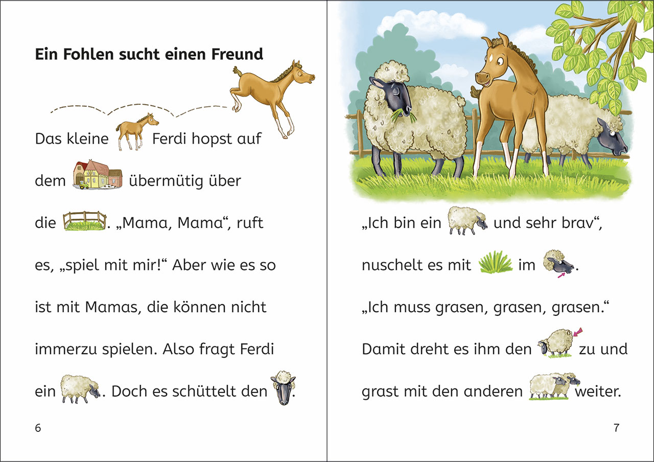 Bildermaus - Ein Freund für das kleine Fohlen
