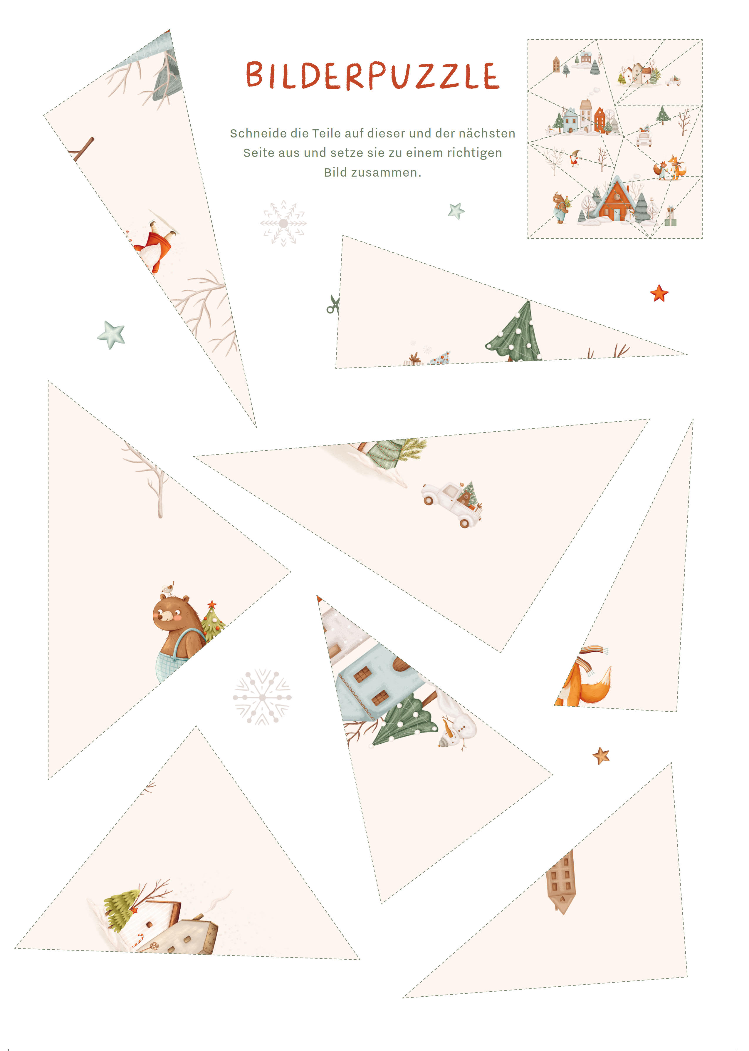 Basteln & Spielen zu Weihnachten