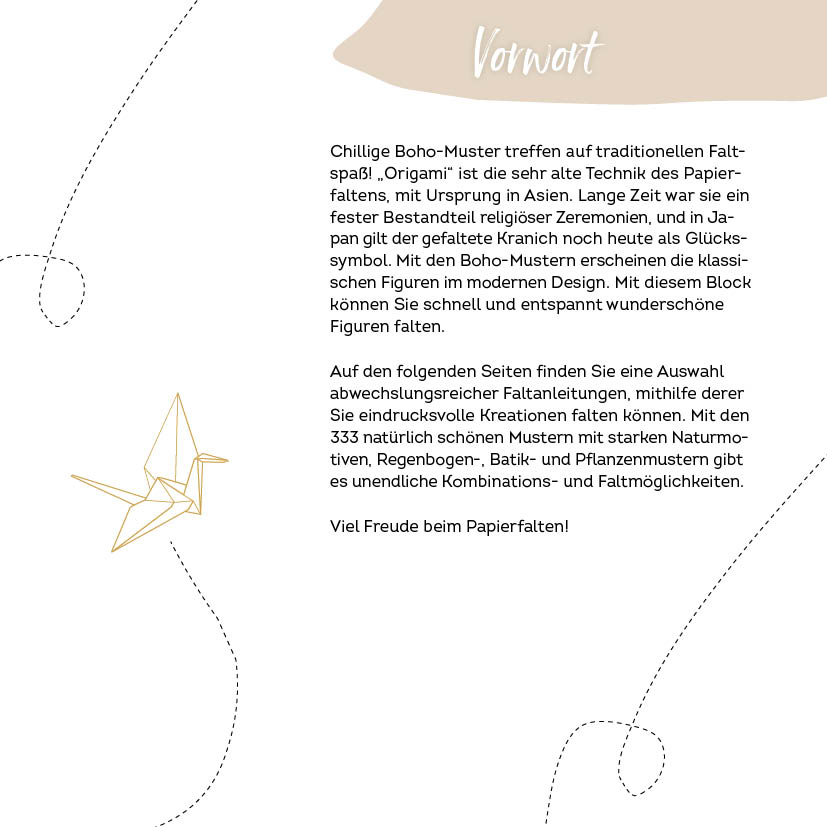 333 Origami – Boho Nature-Style